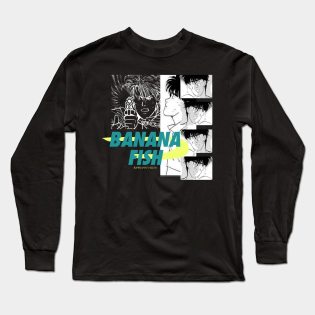 Banana Fish ''EIJI'' V1 Manga Anime Long Sleeve T-Shirt by riventis66